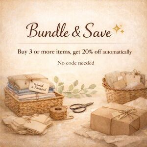 Bundle & Save ✨ | Buy 3+ Items, Get 20% Off Automatically